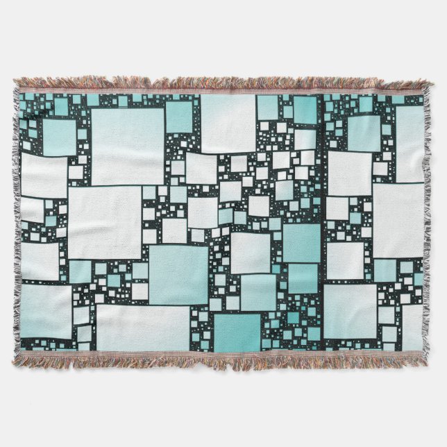Couverture de jeton carrée turquoise (Devant)
