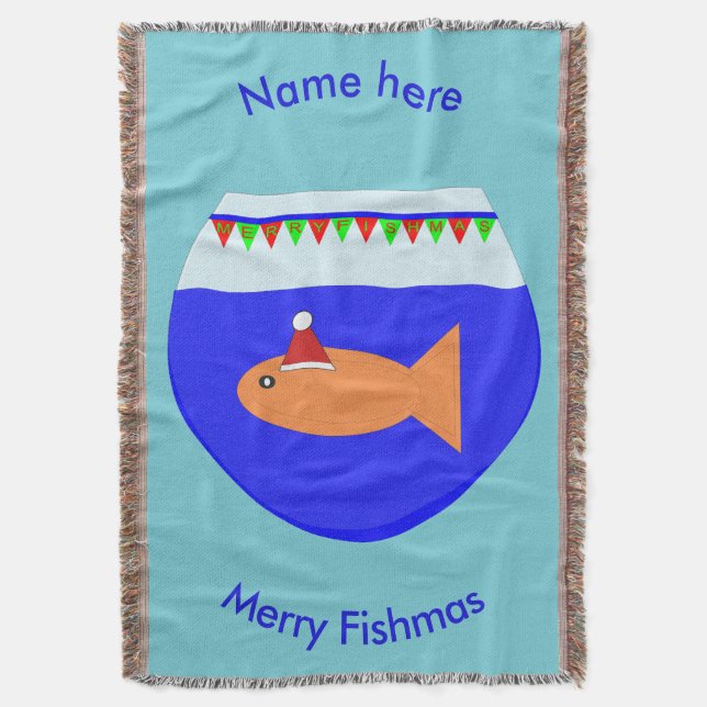Couverture de jeton de poisson rouge de Noël (devant Vertical)