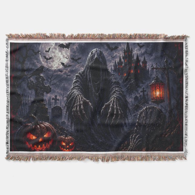Couverture de lancer Halloween de la Faucheuse Han (Devant)