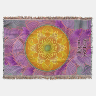 Couverture de lancer Mandala enchantée