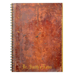Couverture de livre simili cuir antique
