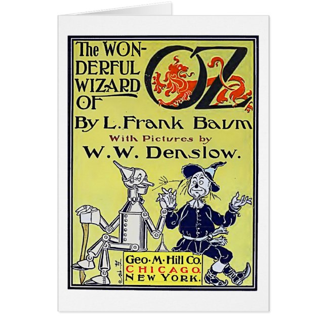 Couverture de livre vintage du Magicien d'Oz (Devant)