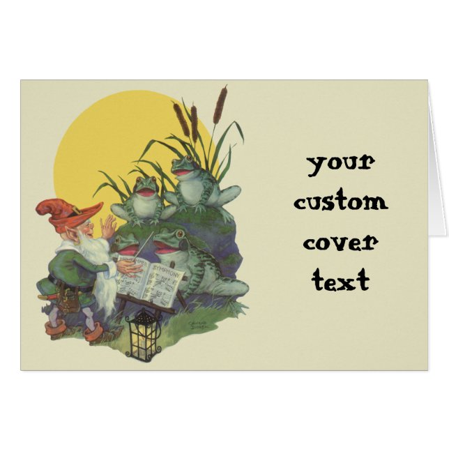 Couverture de magazine de musique vintage, Chœur d (Devant horizontal)