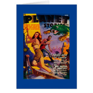 Couverture de magazine d'histoires de planète 5