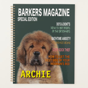 Couverture de magazine parodique de Mastiff Tibéta