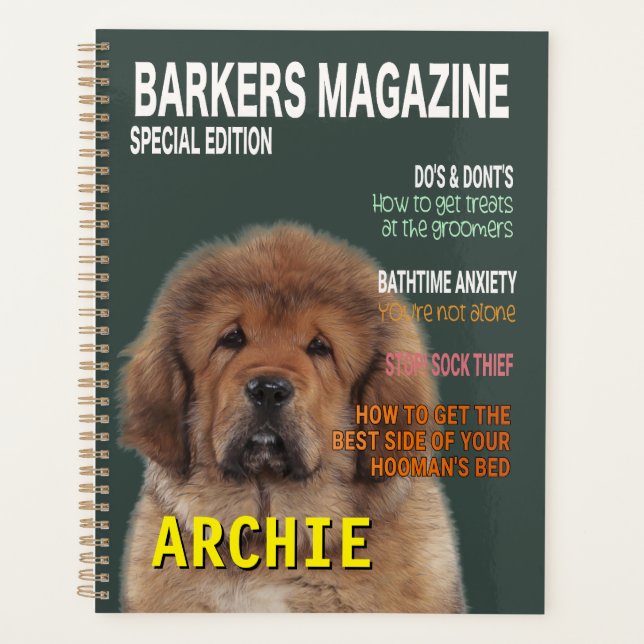 Couverture de magazine parodique de Mastiff Tibéta (Devant)