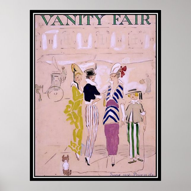 Couverture de magazine vintage 1914 Affiche Art Dé (Devant)