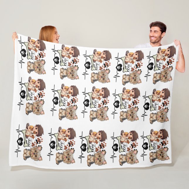 Couverture de Motif de chien mignon (En situation)