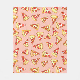Couverture de motif de dessin de tranche de pizza