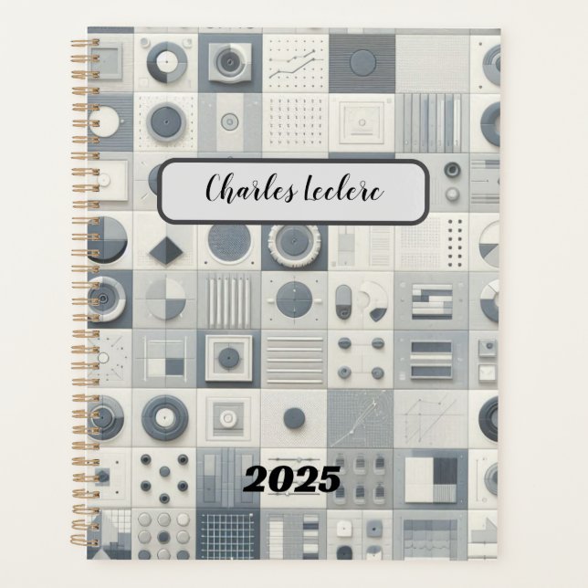 Couverture de plan géométrique moderne (Devant)