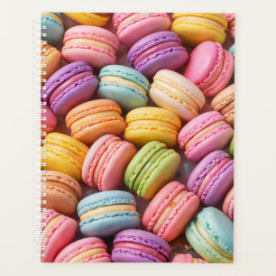 Couverture de planner Macarons Pastel