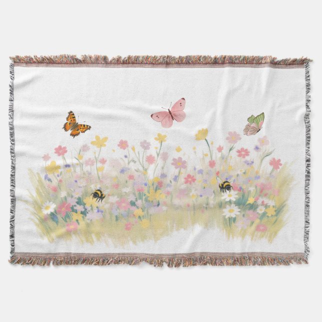 Couverture de prairie estivale pour une ambiance e (Devant)