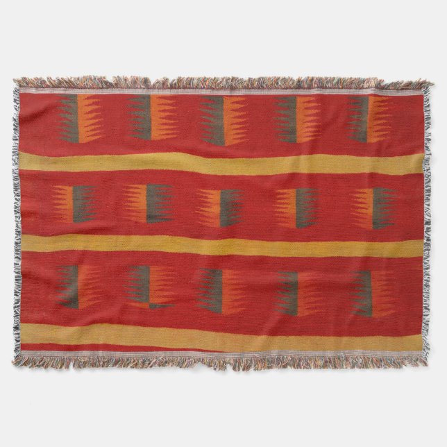 COUVERTURE DE SELLE À CHEVAL NAVAJO 1890 ART INTEM (Devant)