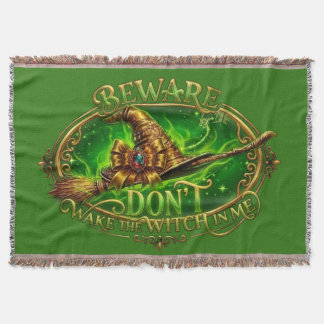 Couverture de toute l'année à motif de sorcière d'