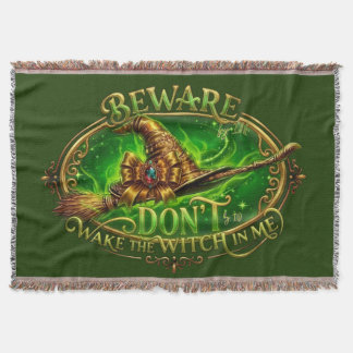 Couverture de toute l'année à motif de sorcière d'
