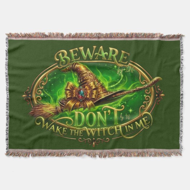 Couverture de toute l'année à motif de sorcière d' (Devant)