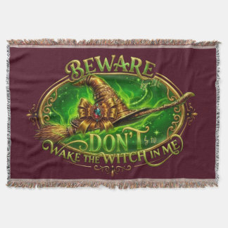 Couverture de toute l'année à motif de sorcière d'