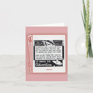 couverture de vieux matchbook Il paie à la publici