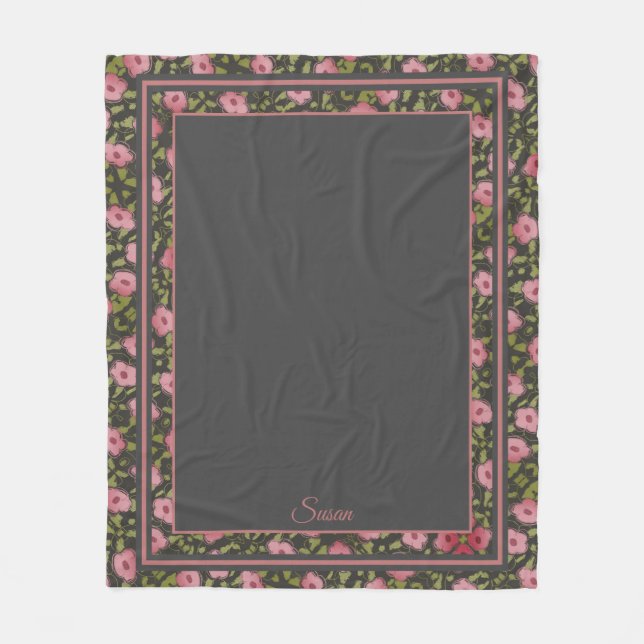 Couverture de voyage fleurie (Devant)