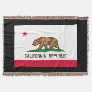 Couverture Décor Design du drapeau de l'État de Californie