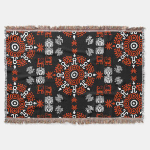 Couverture Décor d'origine artistique aztèque mexicaine