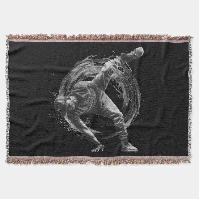 Couverture Décor Style urbain Monochrome Motion Art (Devant)