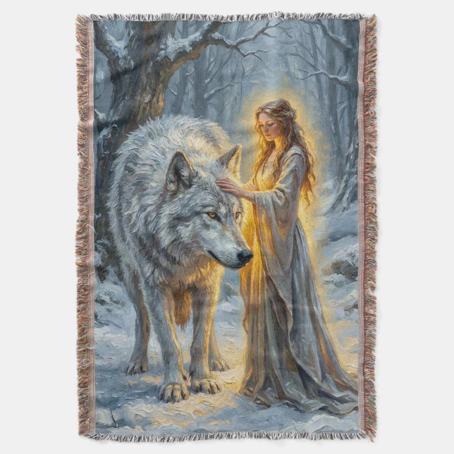 Couverture Déesse de l'hiver & Loup Blanc (devant Vertical)