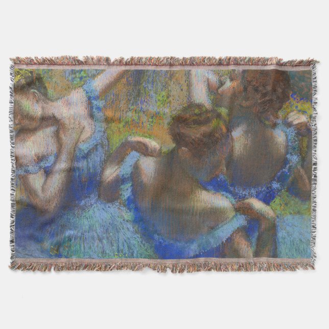 Couverture Degas Danseuses Bleues Pastel Chef-d'œuvre d'Art (Devant)