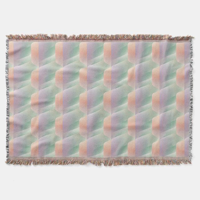 Couverture Dégradé Abstrait Pastel Couleur Douce Esthétique (Devant)