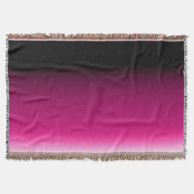 Couverture Dégradé blanc rose burgundy (Devant)