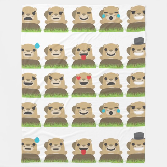 couverture d'emojis de marmotte (Devant)
