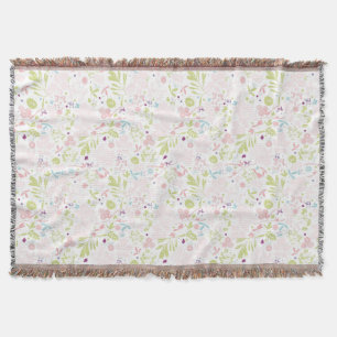 Couverture déploiement de motif floral