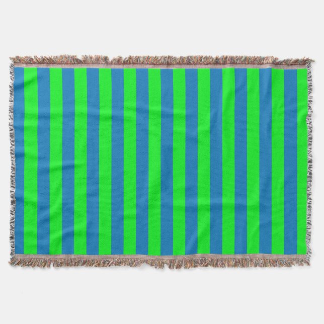 Couverture Design de bandes bleues et vertes (Devant)
