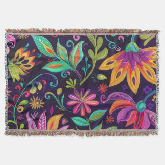 Couverture Design floral lunaire