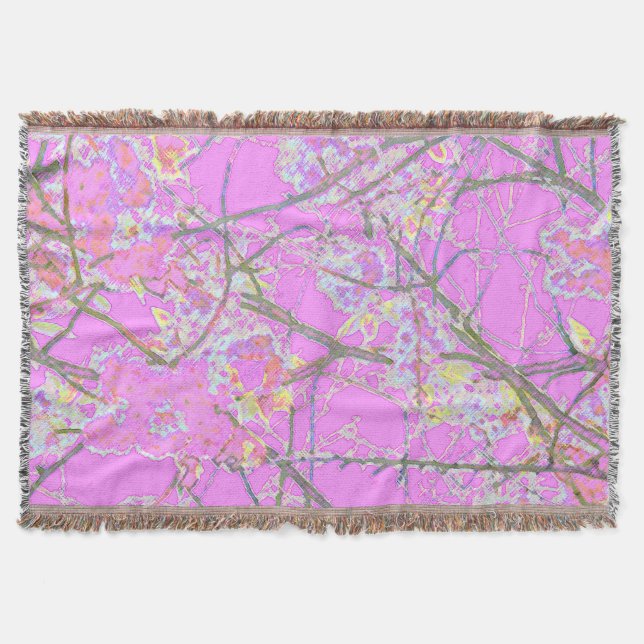 Couverture Design floral rose abstrait fleuri (Devant)