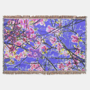 Couverture Design floral rose rose cerisier