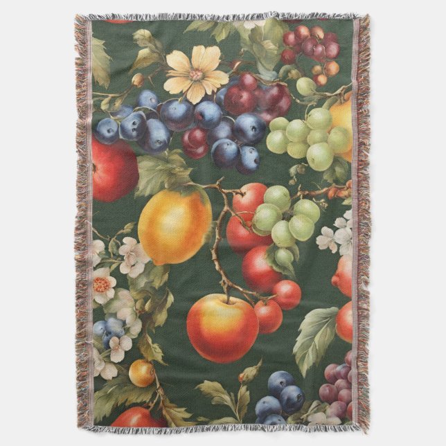 Couverture Design italien élégant avec Fruits et Fleurs (devant Vertical)