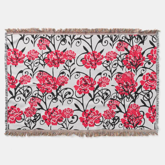 Couverture Design Motif d'illustrations de rose rouge (Devant)