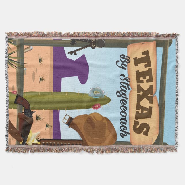 Couverture dessin animé de vacances de cow-boy du Texas (Devant)