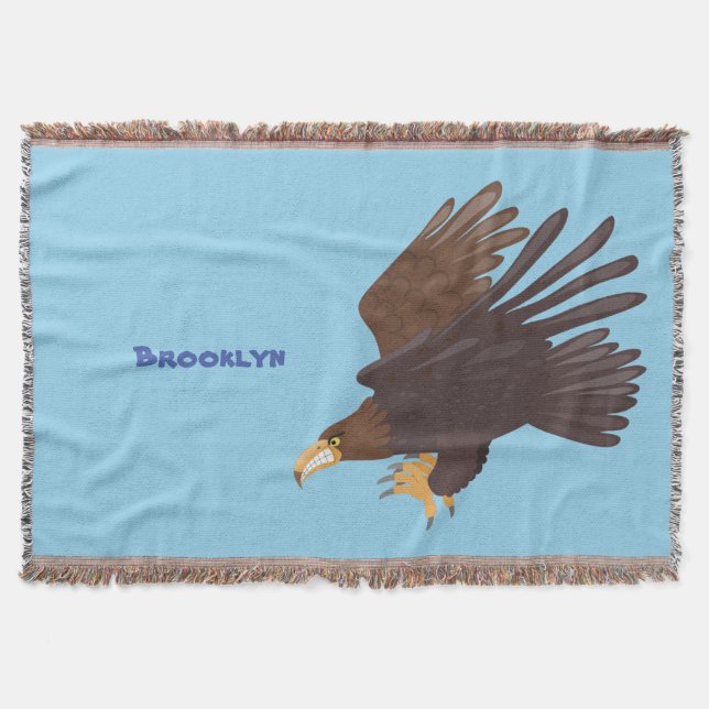 Couverture dessin humoristique d'aigle royal (Devant)