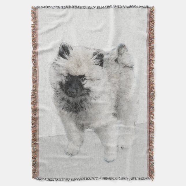 Couverture Dessin Keeshond Chiot - Joli dessin original Chien (devant Vertical)