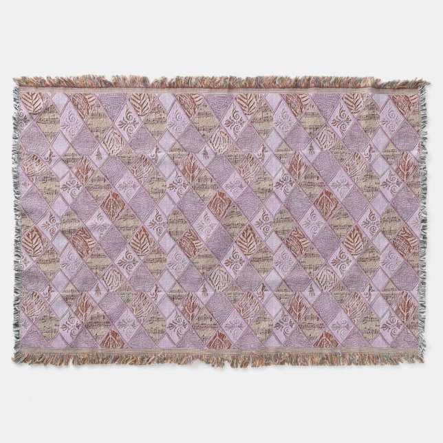 Couverture Dessins De Diamant En Rose (Devant)