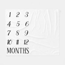 Couverture d'étape importante de bébé