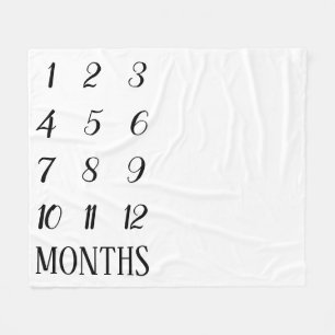 Couverture d'étape importante de bébé