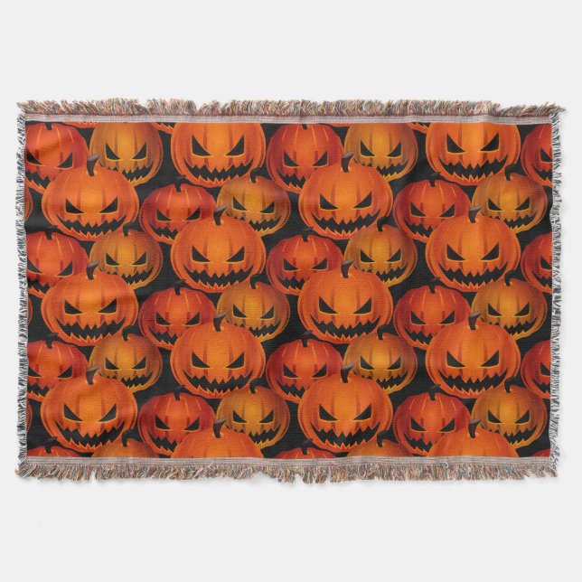 Couverture d'Halloween citrouilles effrayantes (Devant)