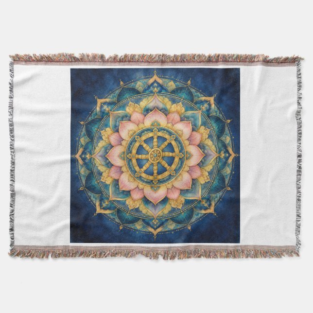 Couverture Dhamar Lotus Mandala (Devant)