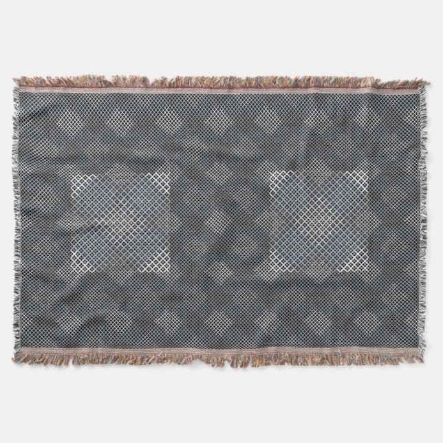 Couverture Diagonale 2tones du motif Checker.bx4x4 BLK BG (Devant)