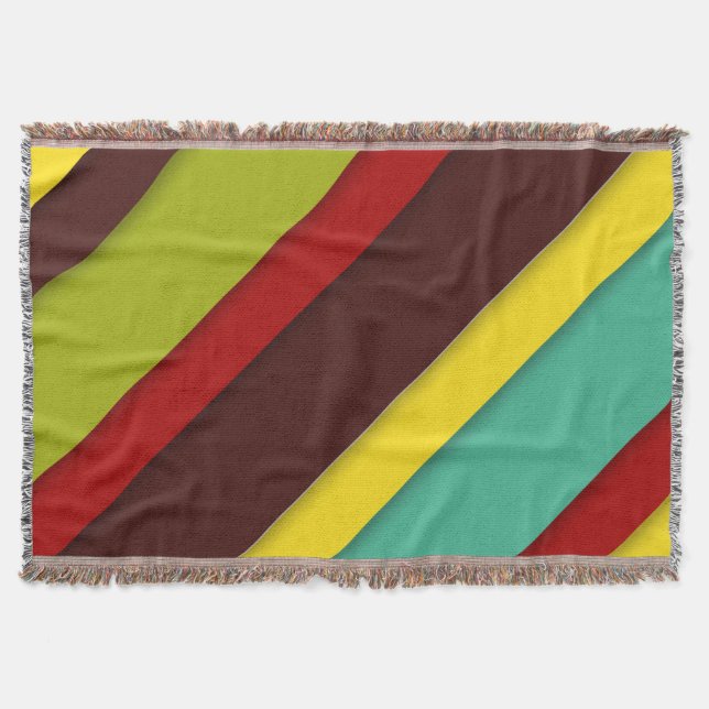 Couverture Diagonales multicolores (Devant)