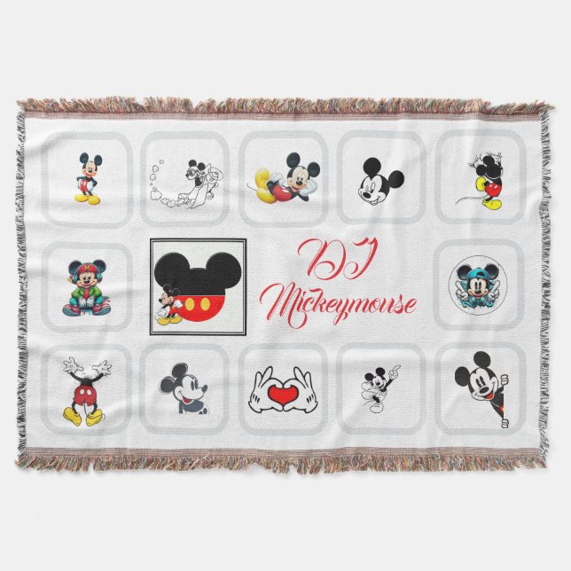 Couverture DJ Mickeymouse Throw Blanket (Devant)