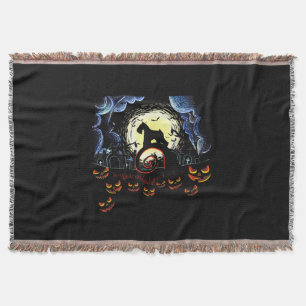 Couverture Dog et Moon Funny Halloween Costume